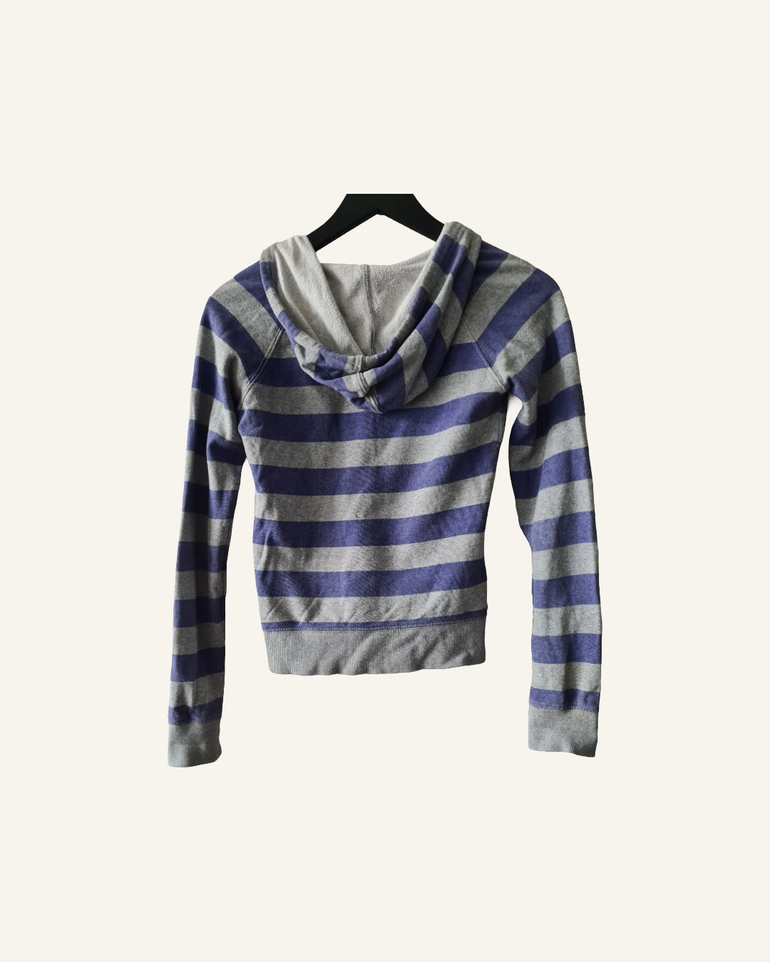 ONLY gestreept vest met rits – maat S – Tweedehands