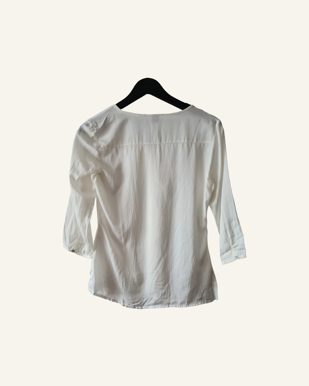 S’Oliver blouse – wit – maat M/L – Tweedehands