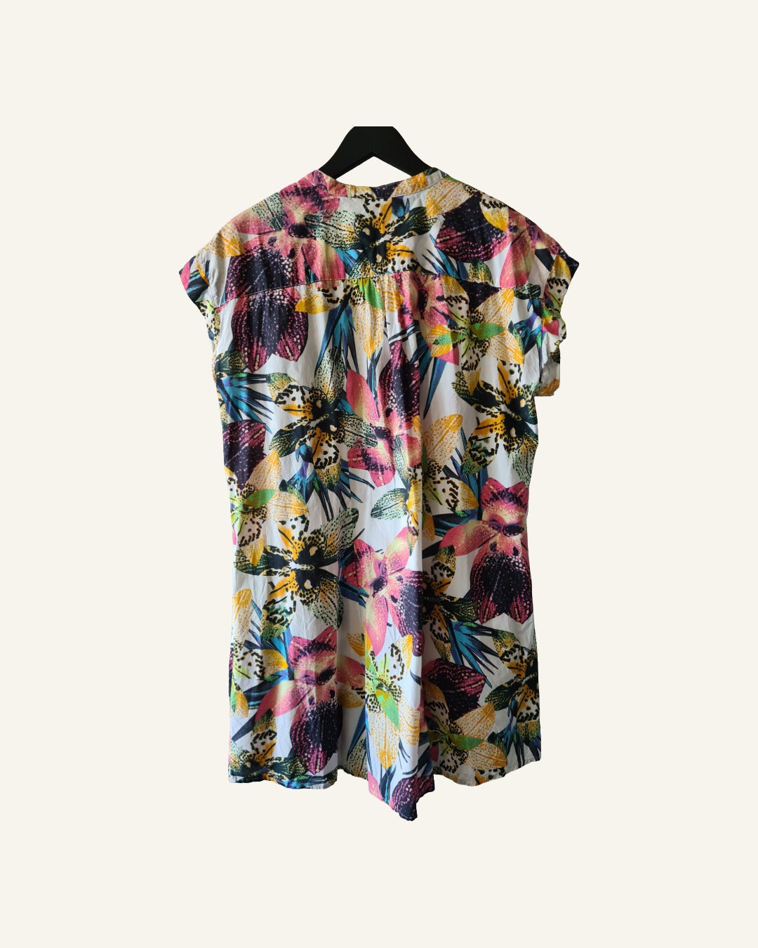 Miss Etam lange blouse – maat XL – Tweedehands