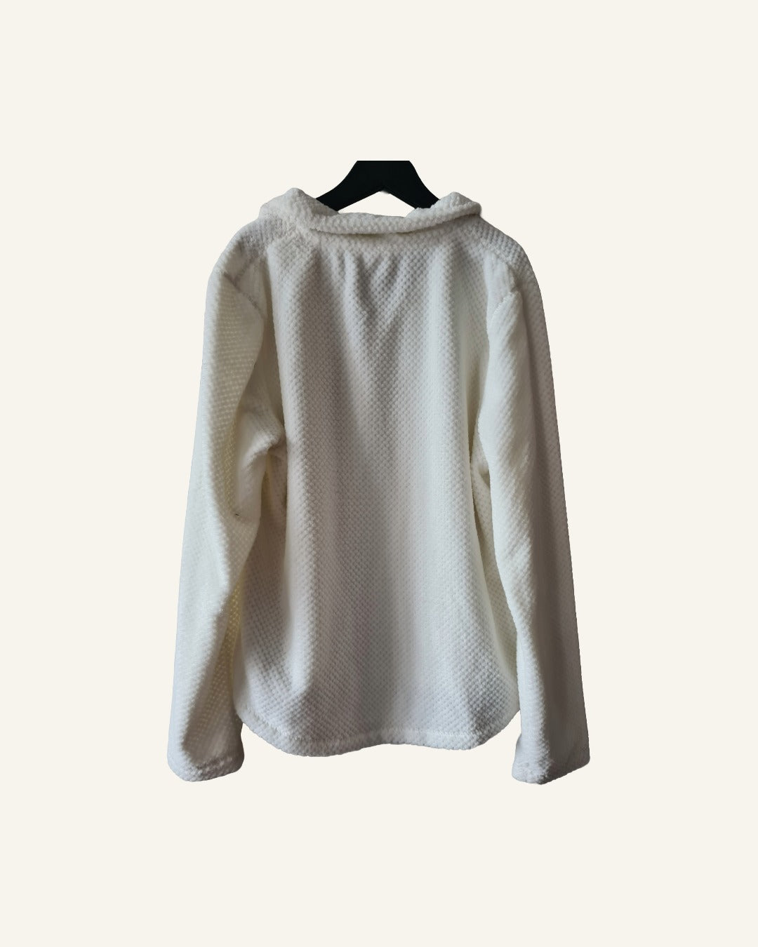 City Life fleece trui met halve rits – maat M – Tweedehands