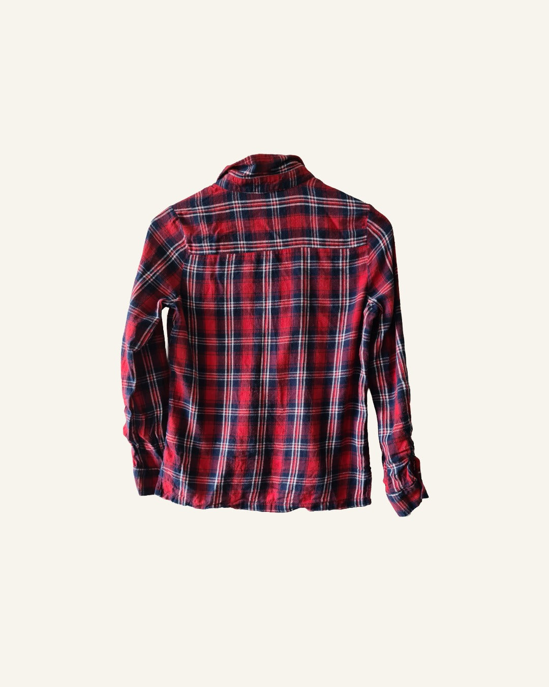 Primark – Geruite blouse met oprolbare mouwen – maat XS – Tweedehands