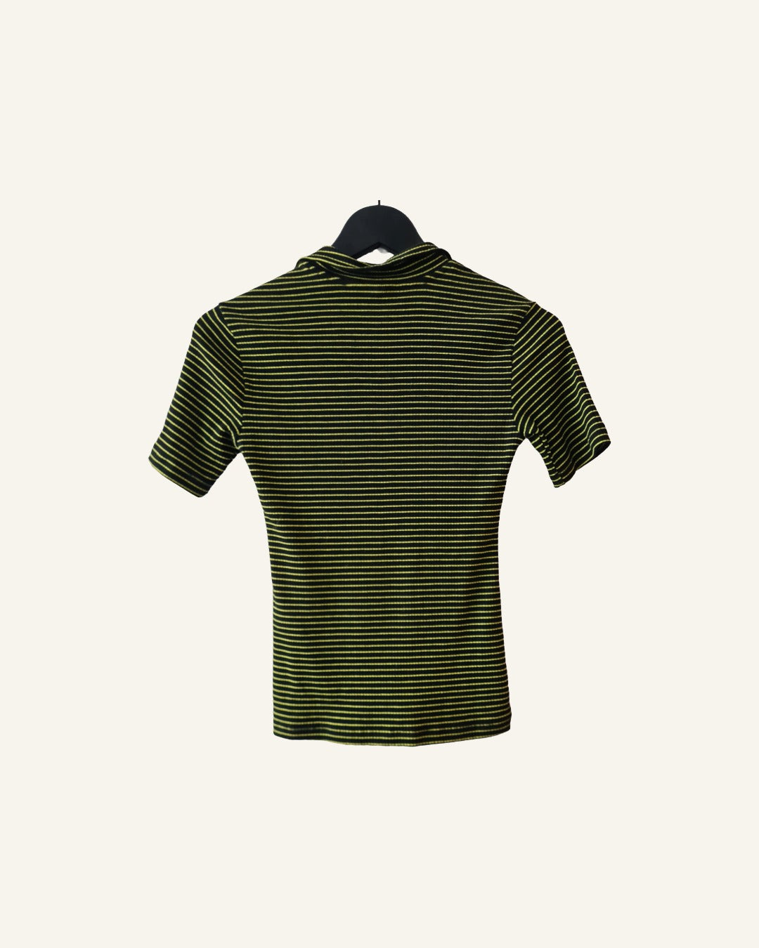 Amy & Ivy gestreept shirt met ritssluiting – maat XXS – Tweedehands
