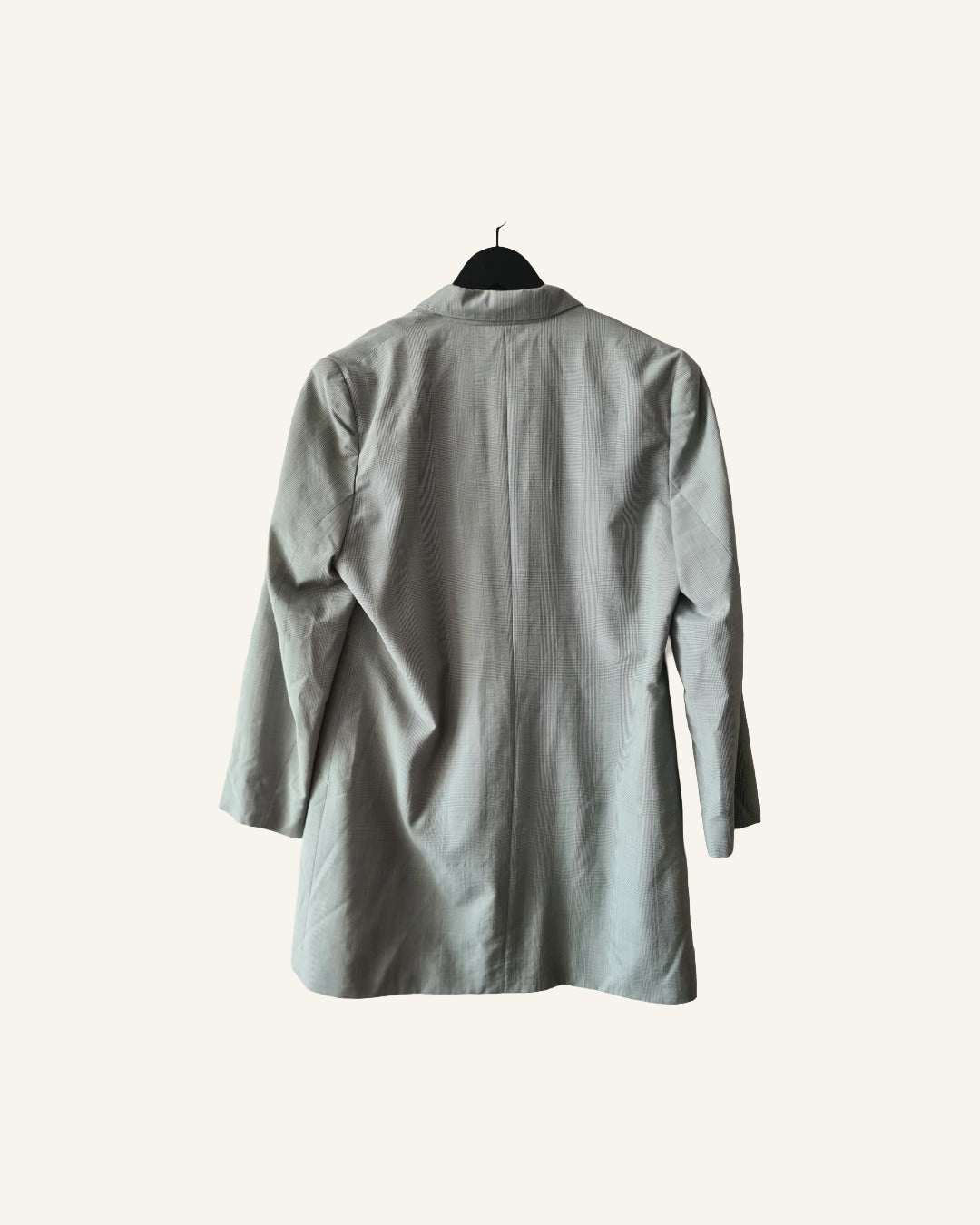 Vintage colbert lang - maat 42 / XL - Tweedehands