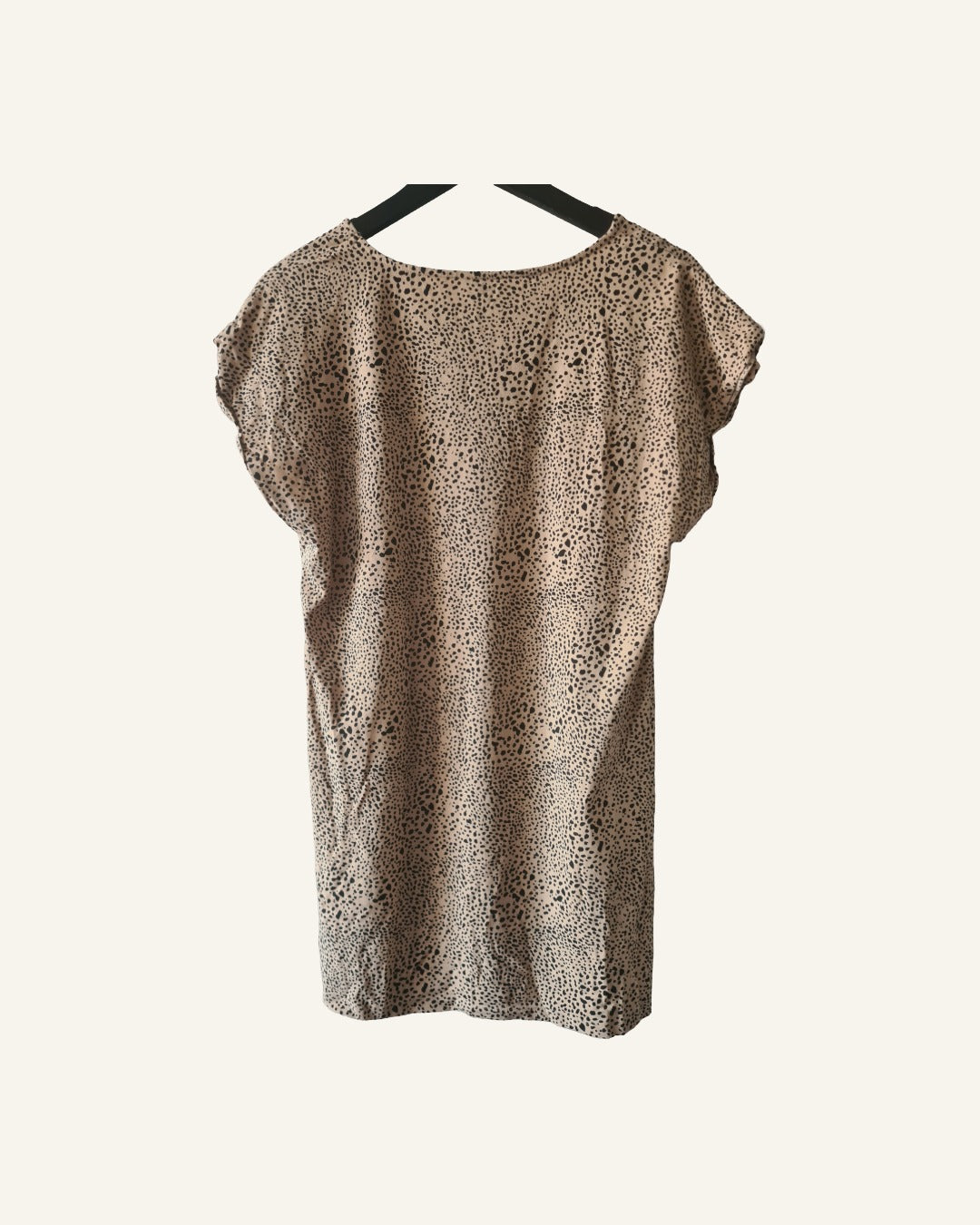 MS Mode jurk met animal print – maat onbekend (valt als M/L) – Tweedehands