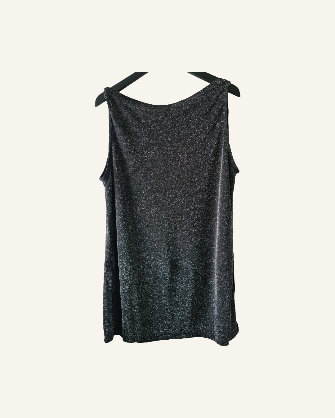 Exabel glittertop – maat 46/48 – Tweedehands