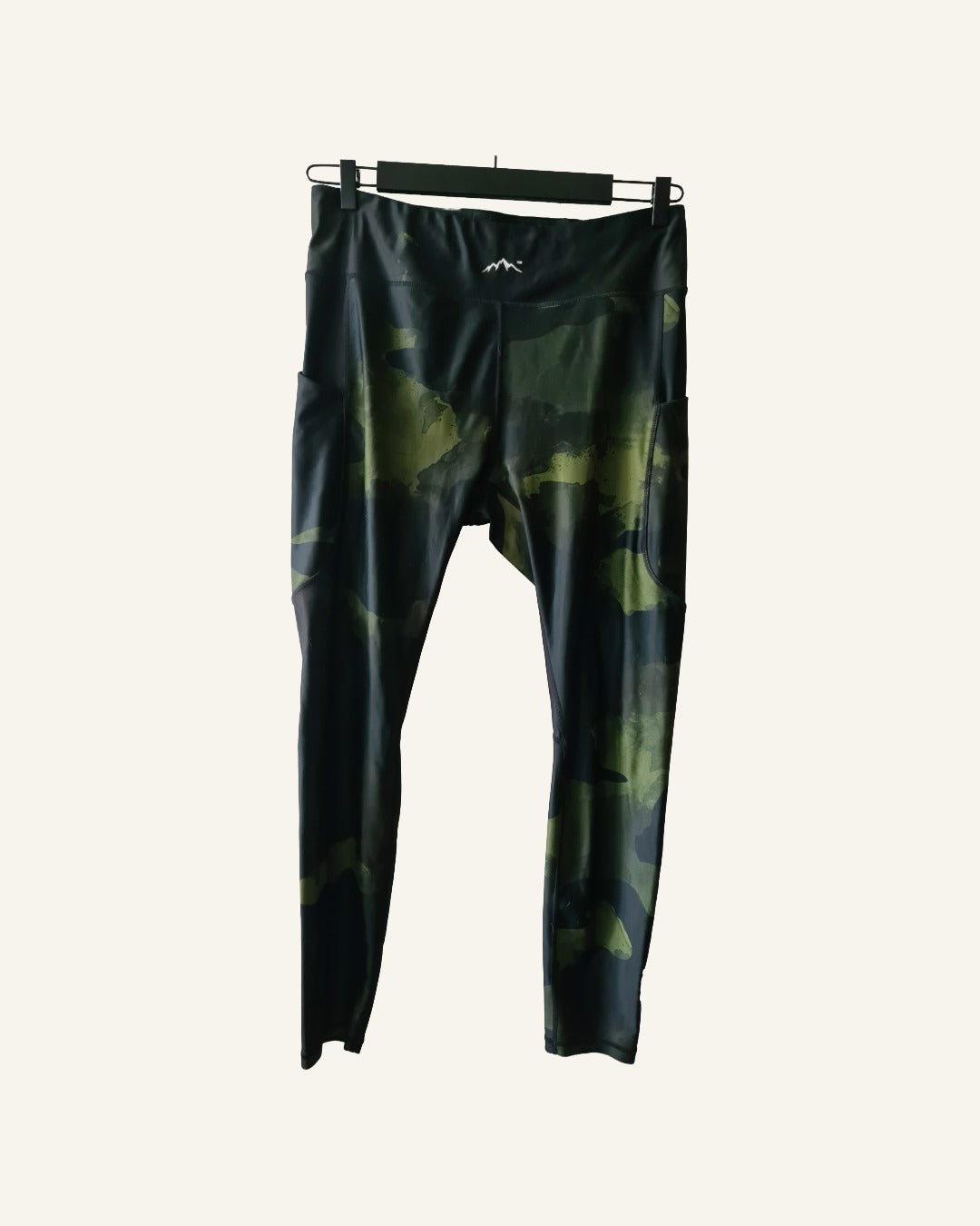 Dope sportlegging groen camouflage – maat XL – stretch – Tweedehands