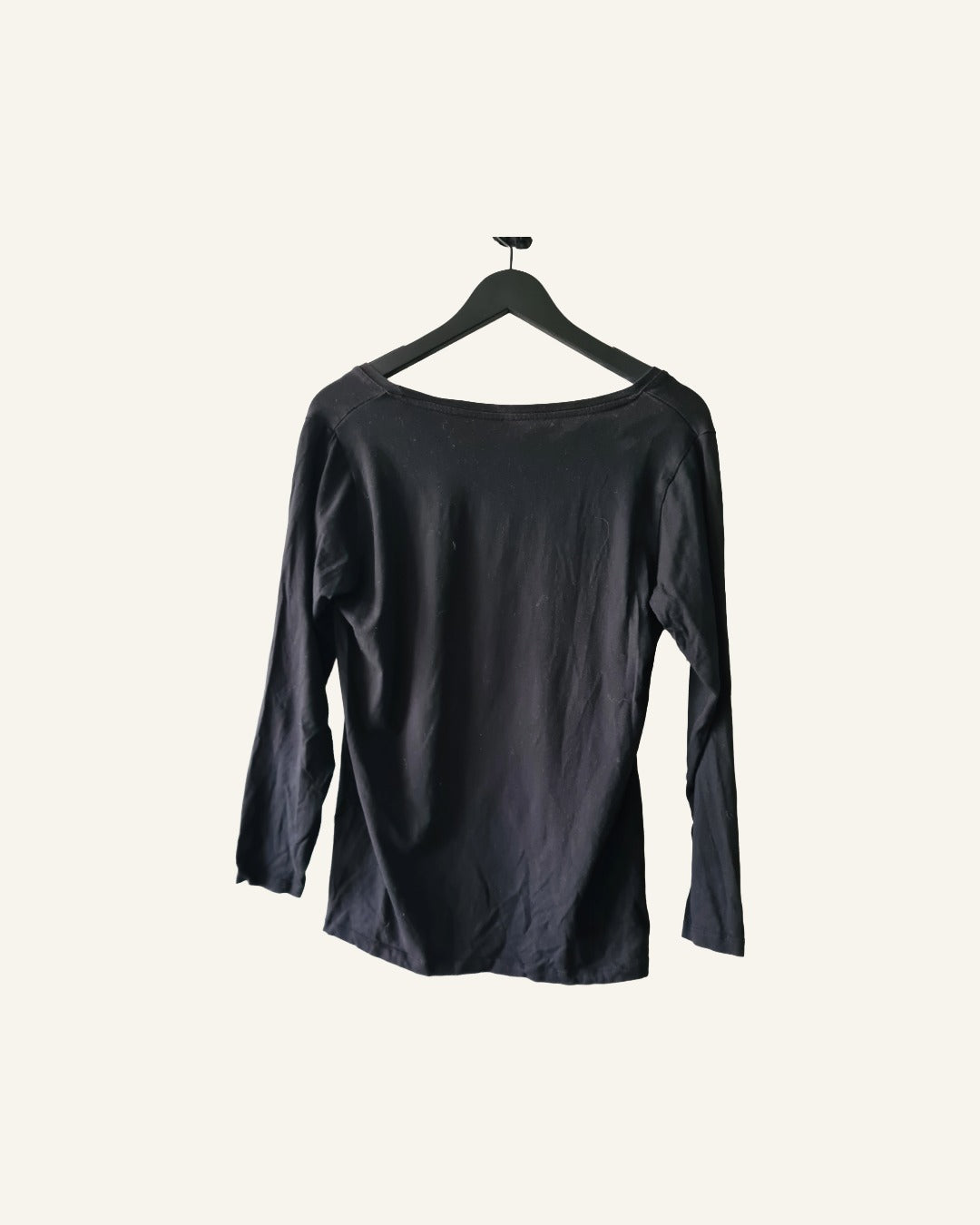 longsleeve – maat 46 – zwart – Tweedehands