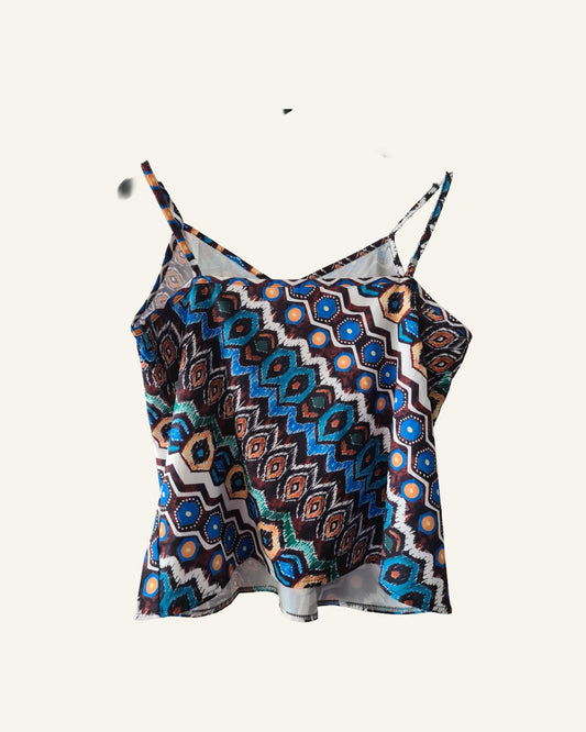 Shein top met print – maat XL – Tweedehands