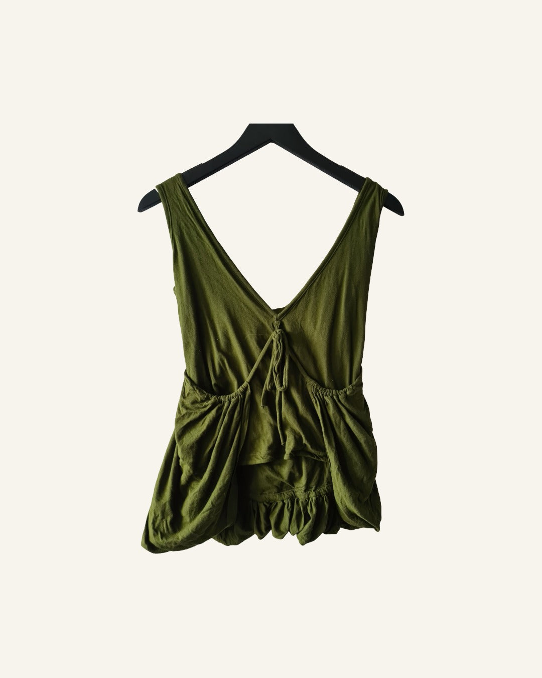 Groene top – maat L – Tweedehands