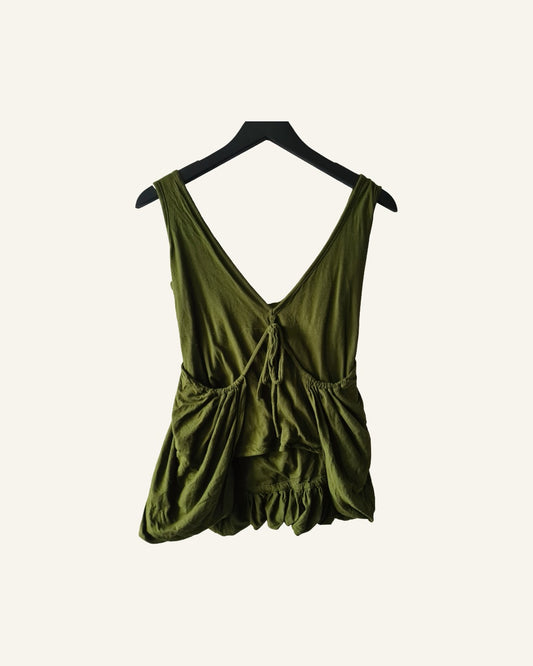 Groene top – maat L – Tweedehands