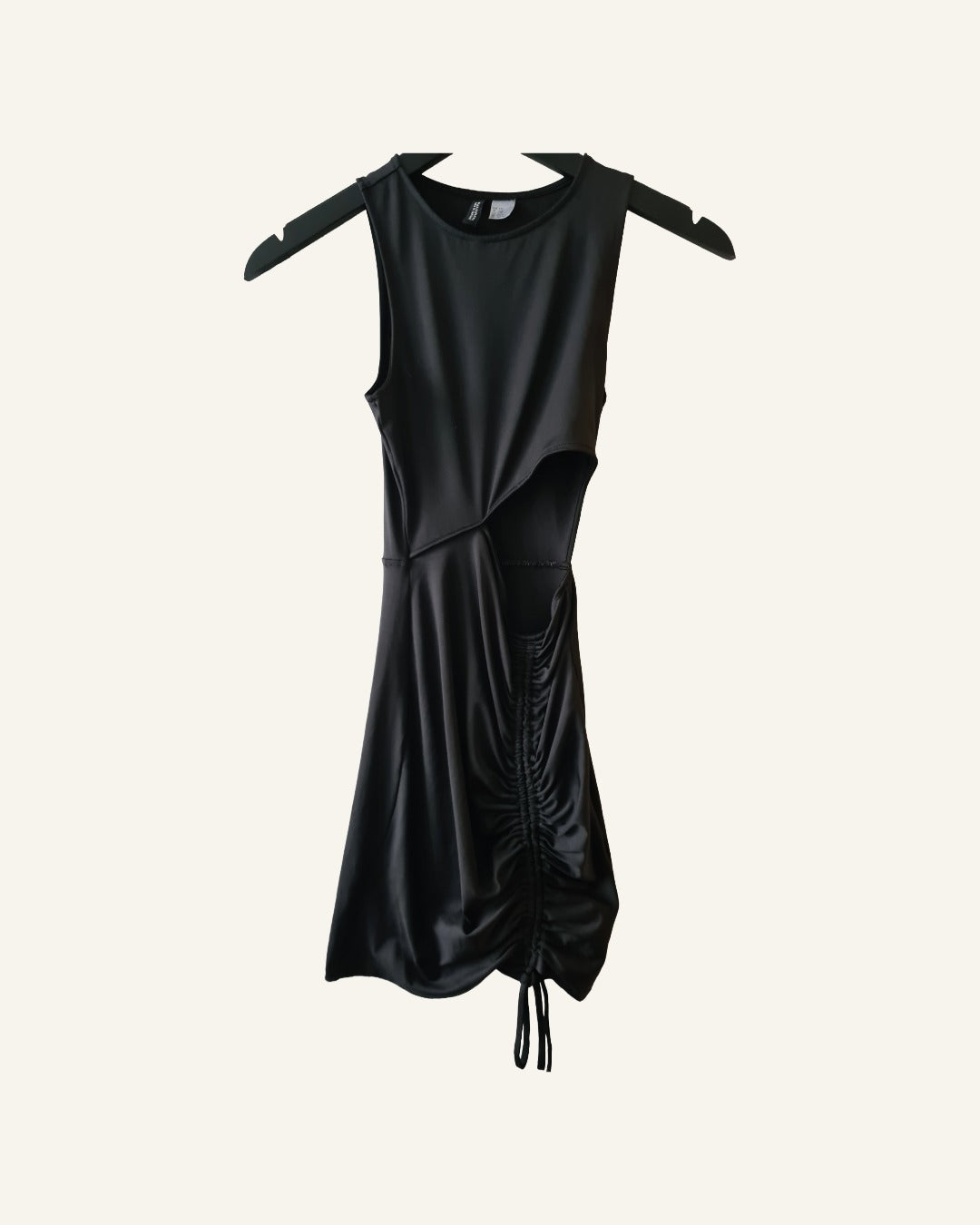 H&M jurk met open zijkant – maat XXS – Tweedehands