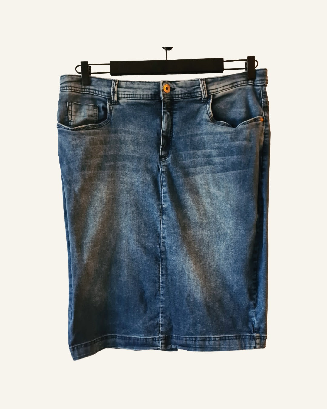 Yessica spijkerrok denim – maat 46 – Tweedehands