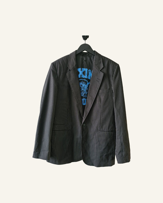 Clockhouse heren blazer met krijtstreep – maat L – Tweedehands