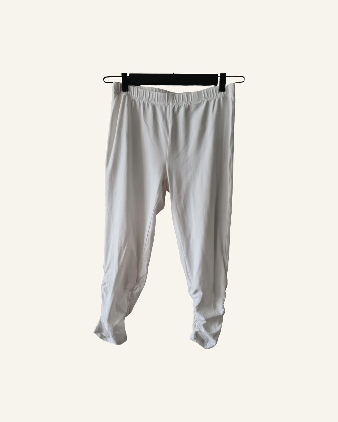 Miss Etam witte legging – maat L – Tweedehands
