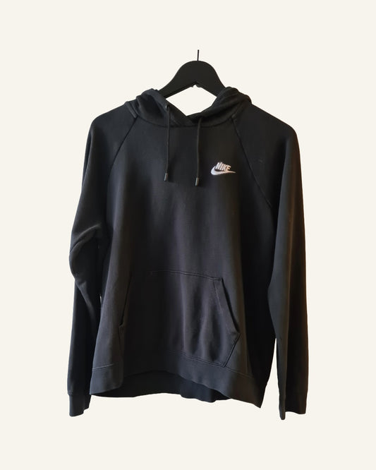 Nike hoodie zwart – maat M – licht valer - Tweedehands