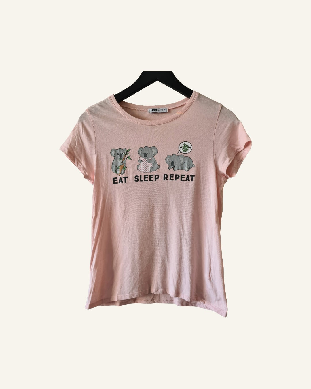 FB Sister T-shirt met print – Maat S – Tweedehands