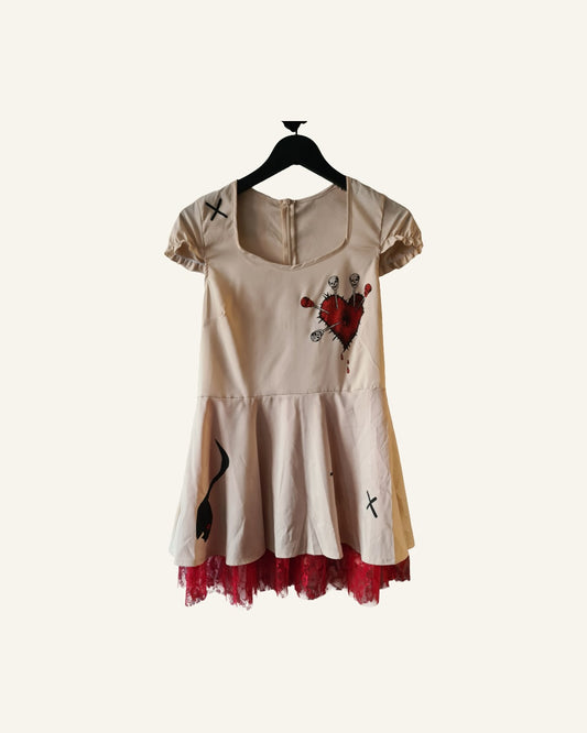 carnavalsjurk (poppenjurk) – maat XS/S – Tweedehands
