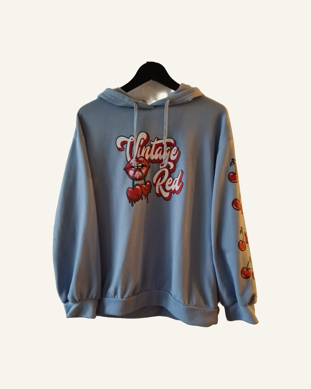 Shein hoodie met print – maat L/XL – Tweedehands