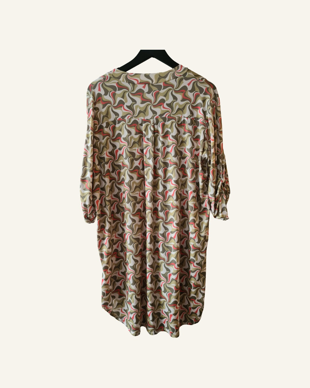 Jurk met grafische print – maat XXL – Tweedehands