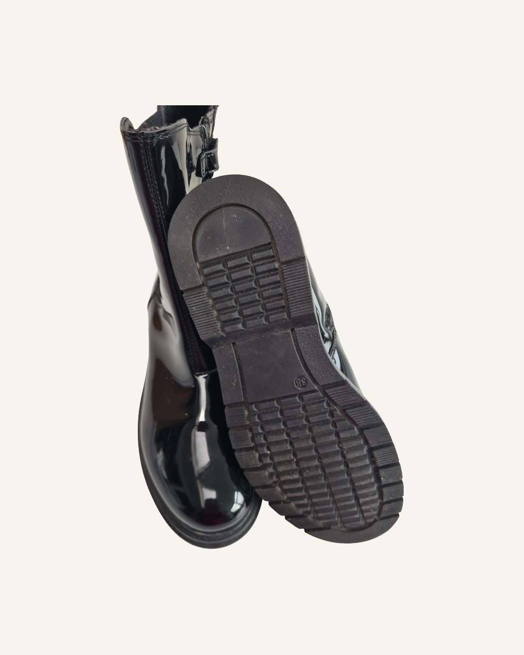 Tommy Hilfiger lakleren laarzen – maat 38 – Tweedehands