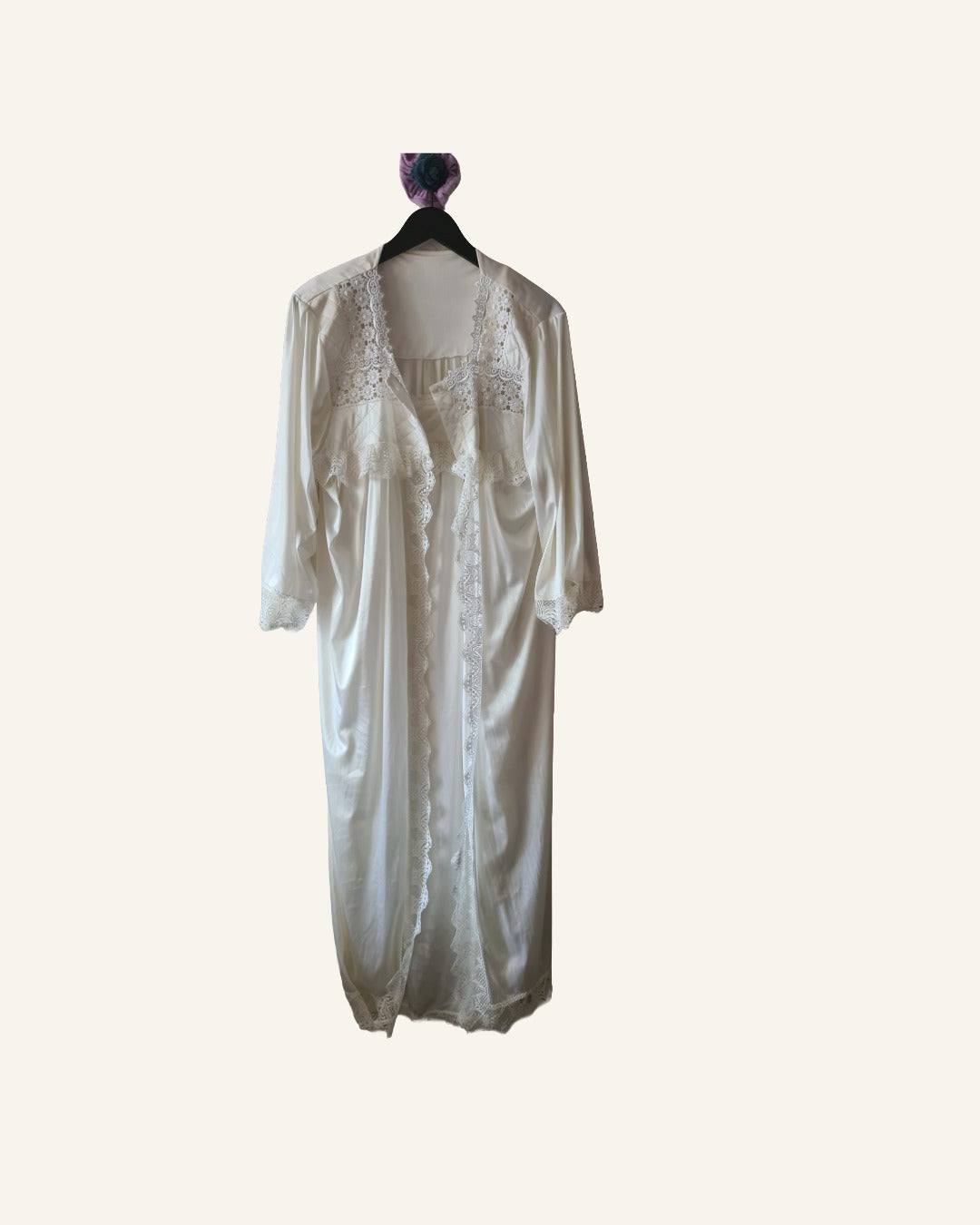2-delige set nachthemd + kamerjas – maat L/XL/XXL – Tweedehands