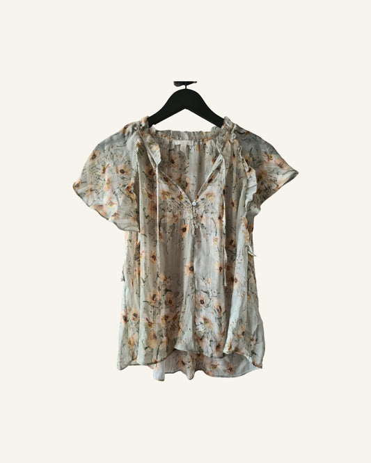 H&M blouse met bloemenprint – maat 44 – Tweedehands