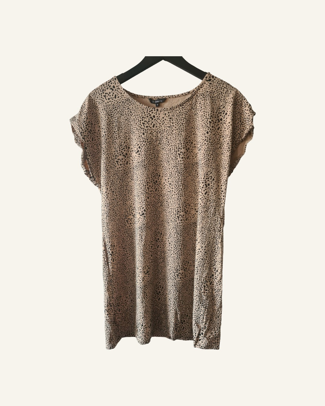 MS Mode jurk met animal print – maat onbekend (valt als M/L) – Tweedehands