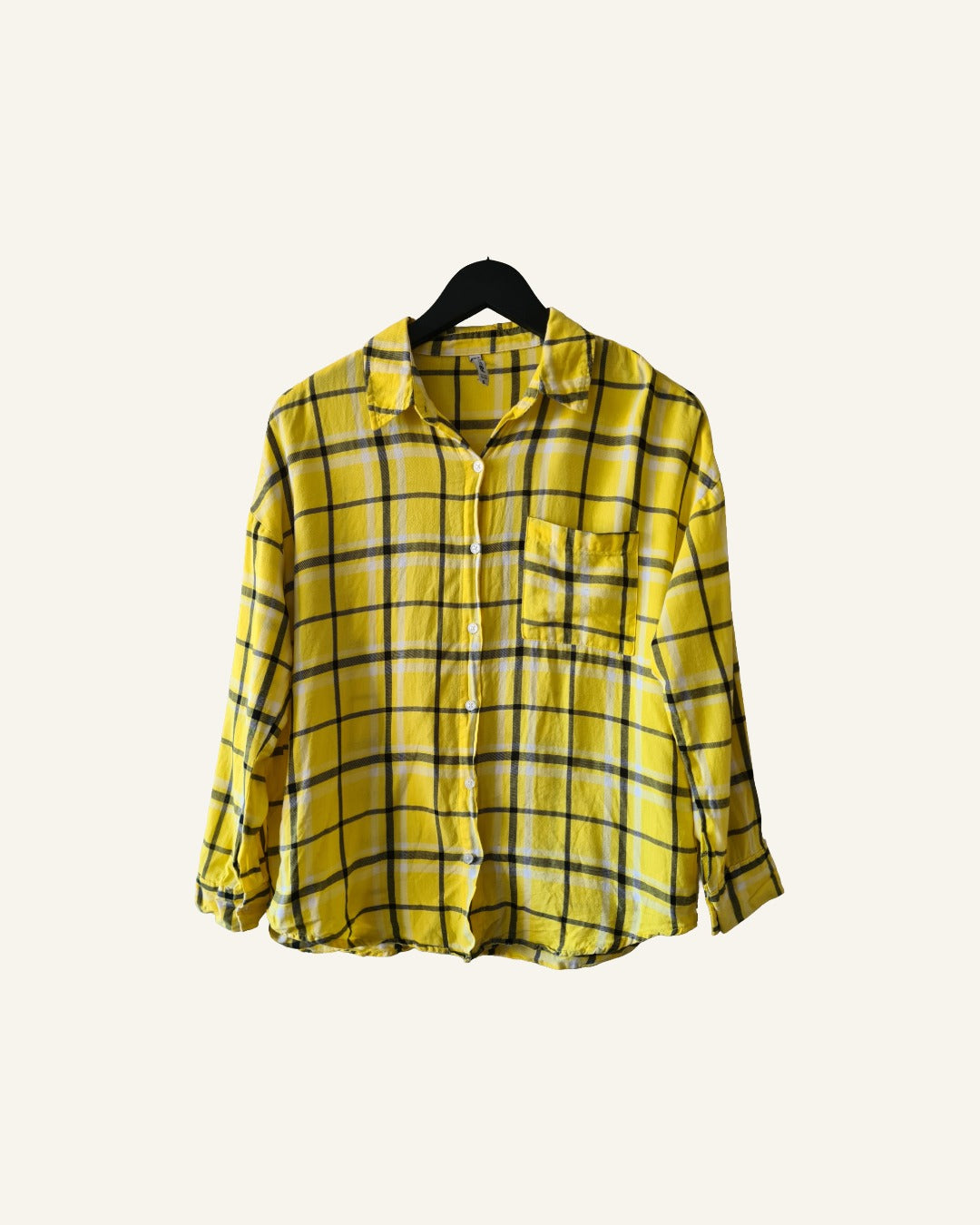 FB Sister Blouse Geruit – Maat S –Tweedehands
